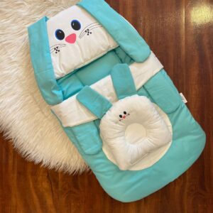 Adorable Bunny Themed Baby Carry Nest with Pillow