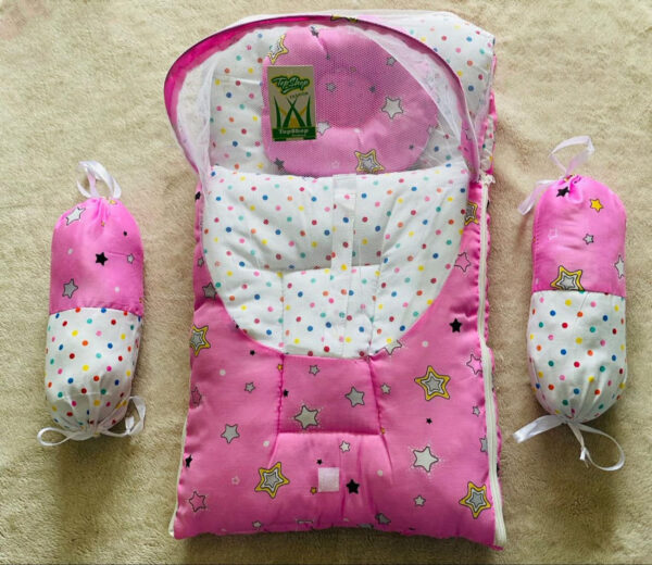 Baby Carry Nest with Full Size Mosquito Net 5 Piece - Image 6