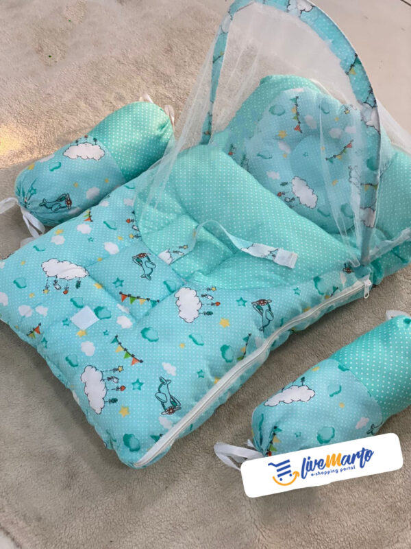 Baby Carry Nest with Full Size Mosquito Net 5 Piece - Image 4
