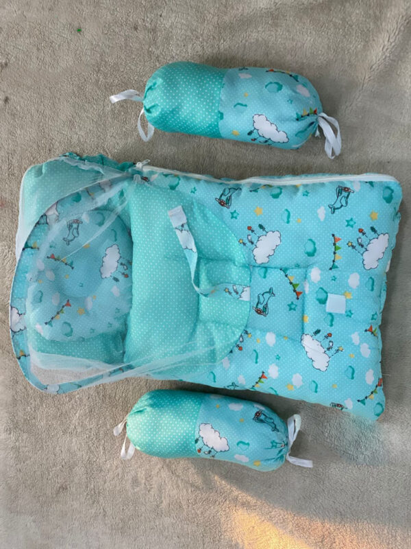 Baby Carry Nest with Full Size Mosquito Net 5 Piece - Image 5