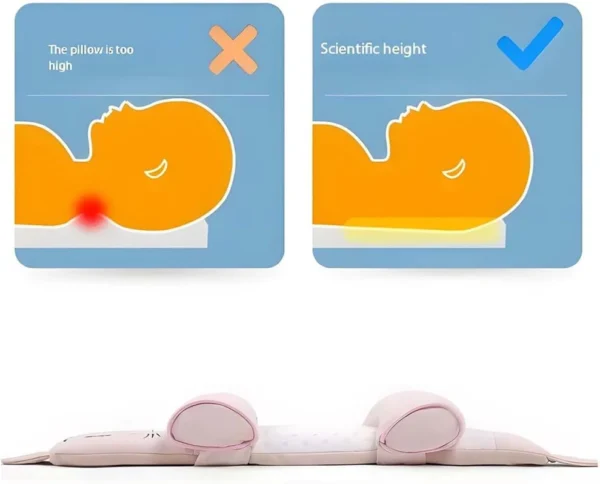 Baby Shaping Head Support Pillow Soft & Safe Side Sleeping Pillow - Image 8