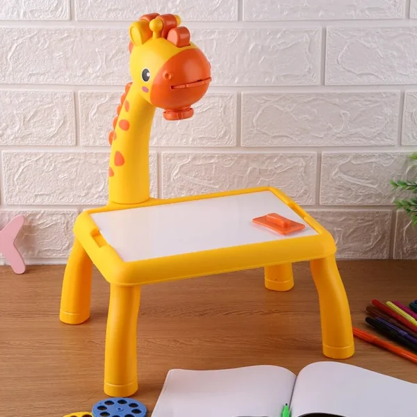 Giraffe Projection Painting Table with Music (Large Size) - Image 2