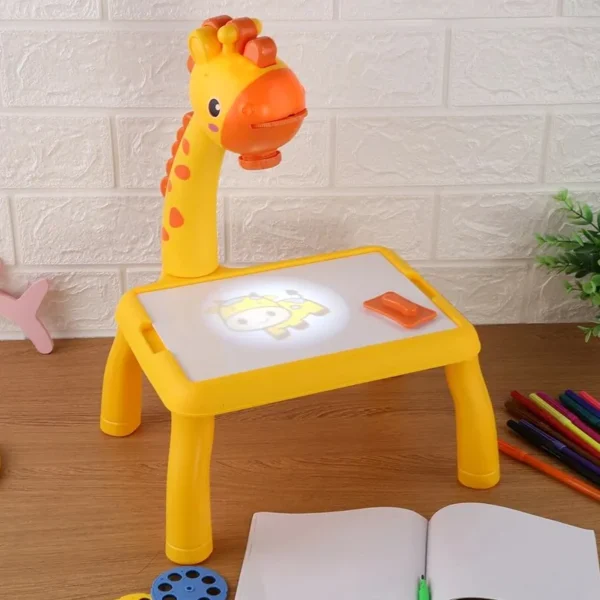 Giraffe Projection Painting Table with Music (Large Size) - Image 4