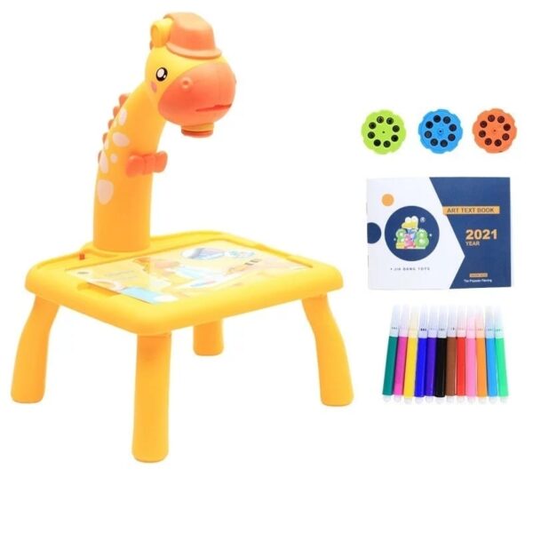 Giraffe Projection Painting Table with Music (Large Size) - Image 6