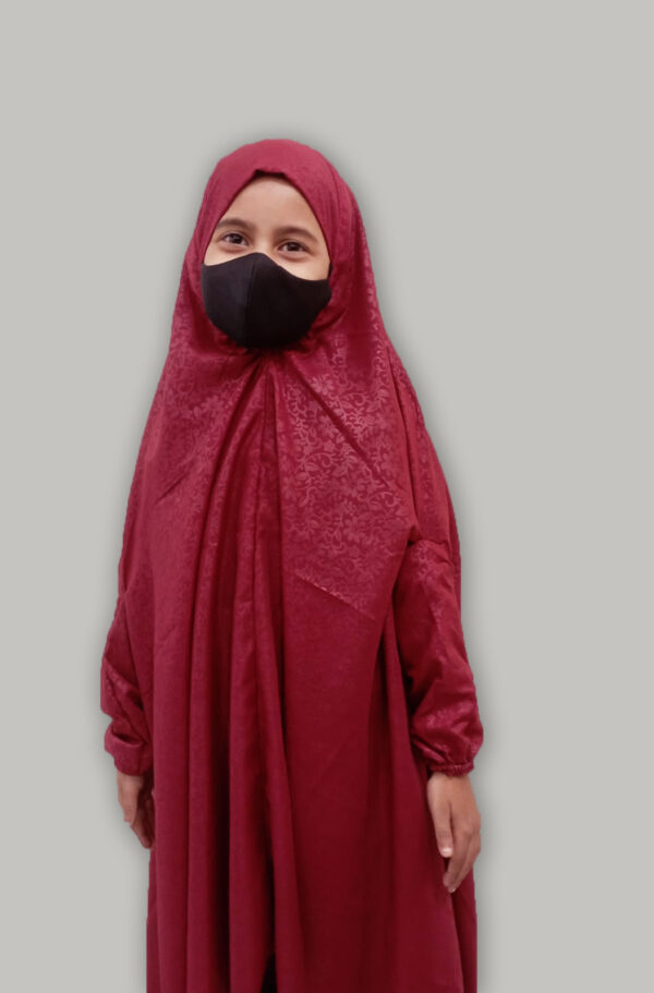 Kids Namaz Chadar with Sleeves Comfortable, Modest, and Easy to Wear