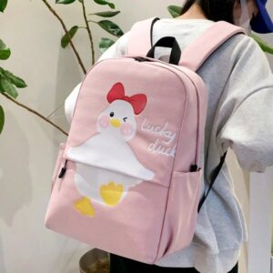 Lightweight & Stylish Lucky Duck Cute Cartoon Backpack