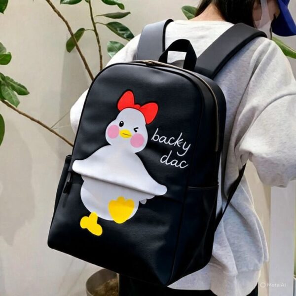 Lightweight & Stylish Lucky Duck Cute Cartoon Backpack - Image 6